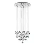 LED závesné osvetlenie Eglo PIANOPOLI chróm 93662
