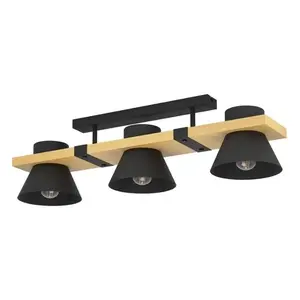 Stropné osvetlenie Eglo MACCLES čierna 43955