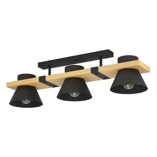 Stropné osvetlenie Eglo MACCLES čierna 43955