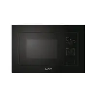 Vstavaná mikrovlnná rúra samostatná s rámčekom Candy čierna 38900787