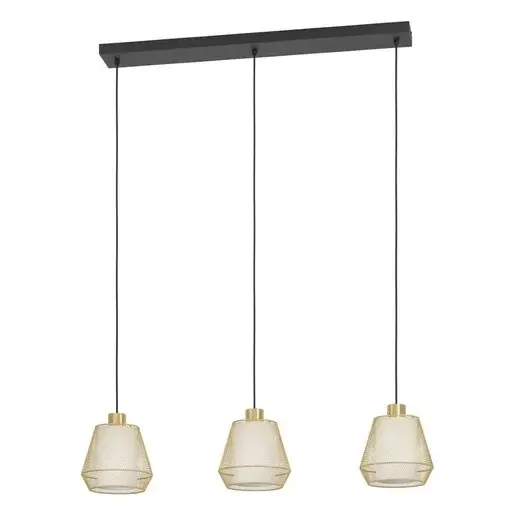 Závesné osvetlenie Eglo CIUDADELA čierna 900897