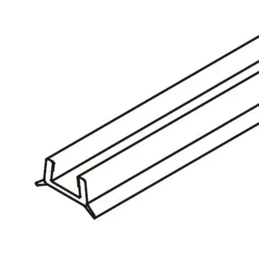 Náhradný diel spodný profil SAT TEX BB čierna NDSATTEXQBBC20100