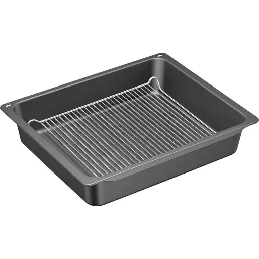 Profesionácia panvica Siemens s roštom 81 x 455 x 375 mm vhodná do umývačky riadu HZ633070