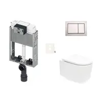 Závesný WC set na zamurovanie SAT SIKOTZREX72CR