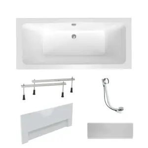 Obdĺžniková vaňa Laguna Nora Plus 160x75 cm akrylát ľavá aj pravá SIKONO1600ANP