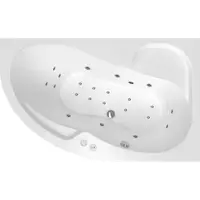 Masážna vaňa SIKO Fortuna 170x100 cm MEDIUM akrylát pravá SIKOHMMFO170P