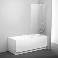 Ravak Pivot vanová zástěna 140x80 cm bright alu 79840c00z1 PVS180TBR