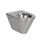 Wc závesné Sanela nerez mat zadný odpad 94060