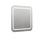 Zaoblené zrkadlo 80x70 cm s LED osvetlením, topná fólia, senzor s nastaviteľnou teplotou 2700-6500K, IP44 ZIL8070KTLEDS