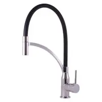 RAV SLEZÁK Seina drezová batéria so silikónovým ramienkom chróm SE914.0