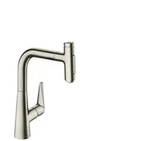 Hansgrohe Talis drezová batéria s vyťahovacou spŕškou, 2 prúdy vzhled nerezu 73868800