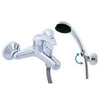 Vaňová batéria RAV Slezák SÁZAVA so sprchovacím setom 100 mm chróm SA554.0/2