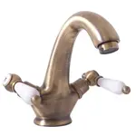 RAV SLEZÁK Morava umývadlová batéria bez výpuste stará mosadz MK528.5SM