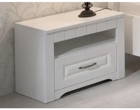 Nočný stolík Atik, biely%