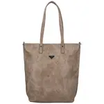 Stylová dámská koženková kabelka na rameno Indira, béžová