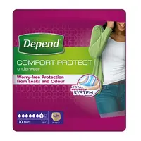 Depend Normal pro ženy S/M absorpční natahovací kalhotky 10 ks