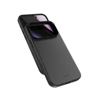 Zadní ochranný kryt Epico Leather Mag+ Case pro Apple iPhone 17 Pro Max, černá