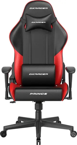 Herní židle DXRacer PRINCE černo-červená, koženka