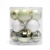 Sada vánočních ozdob ZELINKAVÁ 12 ks, pr. 6 cm