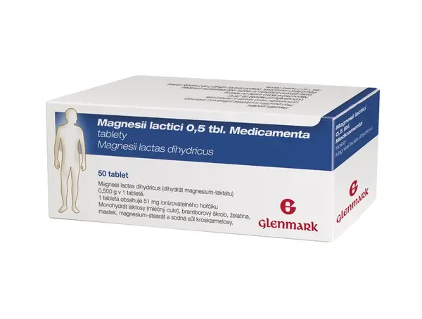 Medicamenta Magnesii lactici 0.5 tbl. 50 tablet