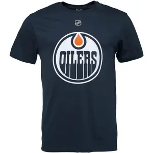FANATICS EDMONTON OILERS - LEON DRAISAITL Triko, tmavě modrá, velikost