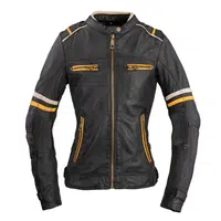 Dámská kožená moto bunda W-TEC Traction Lady černá XL