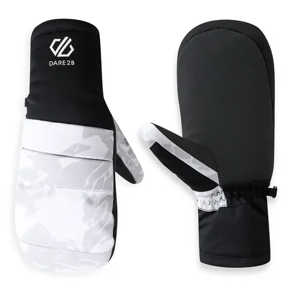 Unisex zimní lyžařské palčáky dare2b freeride bílošedá xs