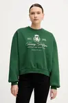 Mikina Tommy Hilfiger dámská, zelená barva, WW0WW46128