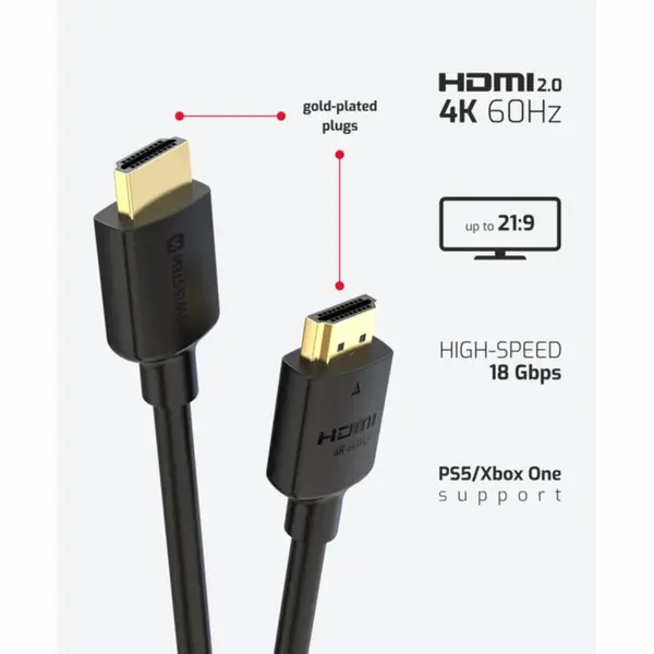 Swissten HDMI/HDMI 4K 60Hz 3m PVC