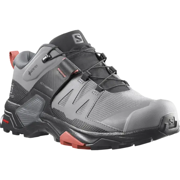 Salomon SALOMON X ultra 4 GTX EU 42, Alloy/Quiet Shade/Burnt Sienna Dámské turistické boty