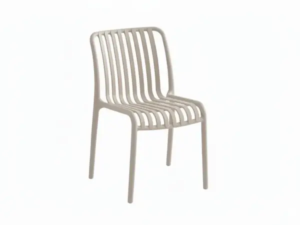 Plastová židle TREGO, béžová