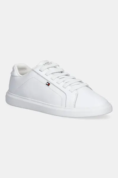 Kecky Tommy Hilfiger ICON COURT LIGHT WEIGHT dámské, bílá barva, FW0FW08948