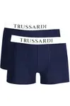 TRUSSARDI MEN'S BLUE BOXER