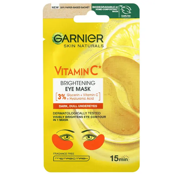 Garnier Skin Naturals rozjasňující oční maska 5 g