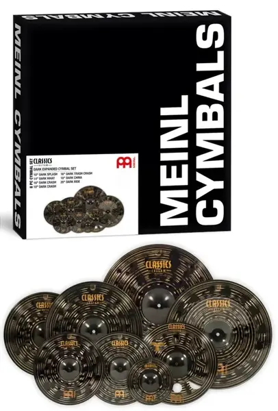 Meinl Classics Custom Dark Expanded Cymbal Set