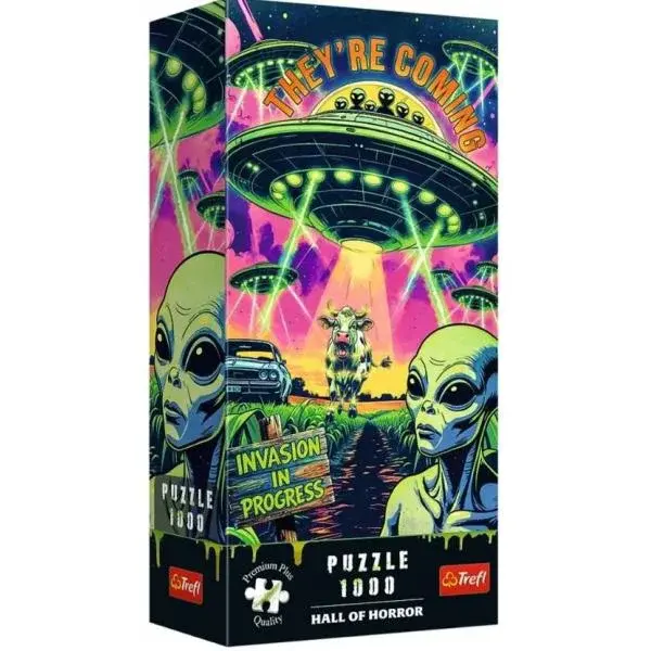 Trefl Puzzle Premium Plus Quality 1000 Síň hrůzy: UFO