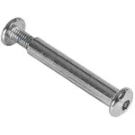 Powerslide ŠROUB POWERSLIDE STEEL DOUBLE AXLE HEX 54MM/8MM (1KS) Náhradní osa, , velikost