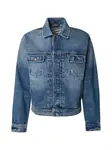 Abercrombie & Fitch Prechodná bunda  modrá denim