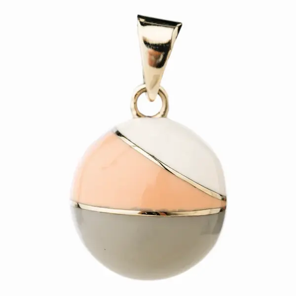 Bola Essentials Těhotenská rolnička 1 ks White Grey Rose Vintage