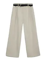 VERO MODA Plisované nohavice  telová