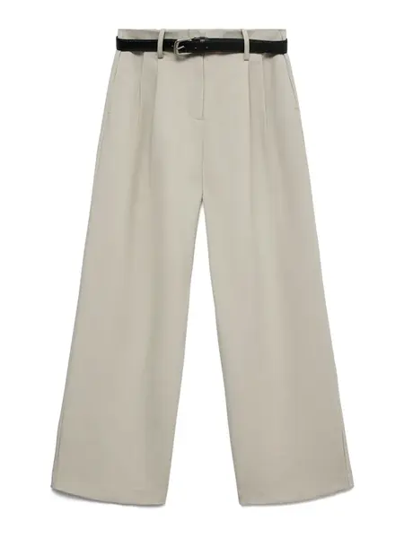 VERO MODA Plisované nohavice  telová