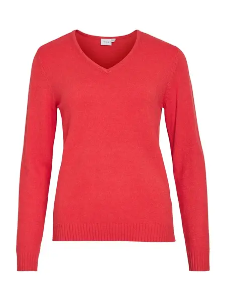 VILA Sveter 'VIRil'  jasne červená