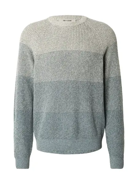 Only & Sons Sveter 'ONSBIRK'  sivá / čadičová / dymovo šedá