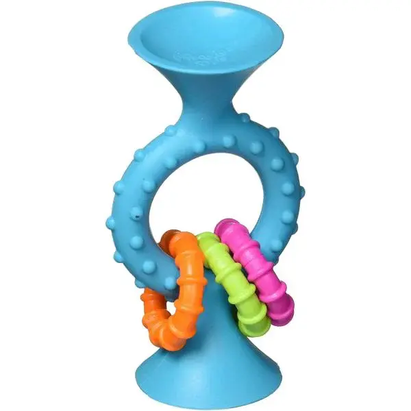 Fat Brain Chrastítko pipSquiz Loops modrá