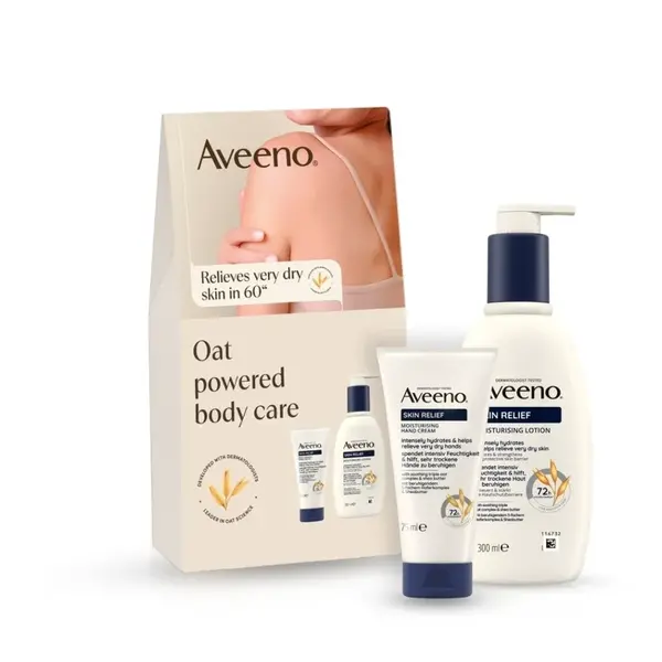 Aveeno Skin Relief Tělová péče pro velmi suchou a citlivou pokožku dárková sada 2 ks