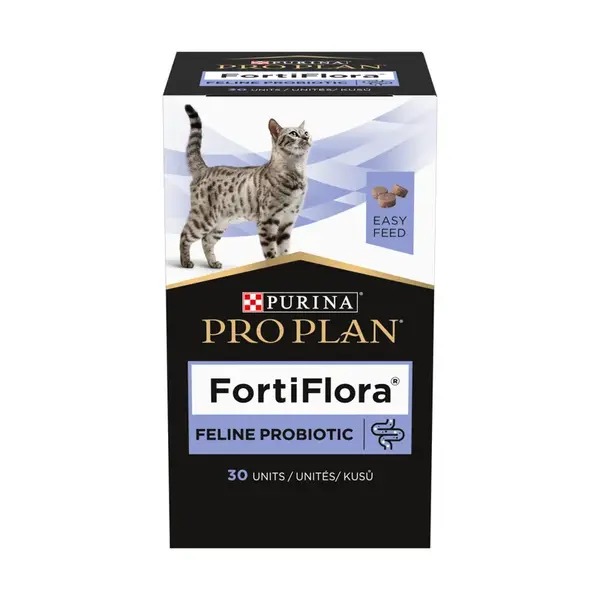 PURINA Pro Plan FortiFlora Feline Probiotic 30 žvýkacích tablet