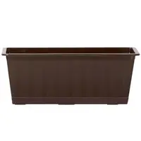 Kvetinač balkónový Agro IS600 R222 hnedý