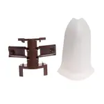 Roh vonkajší k podlahovej lište 9003 EASY - Biela