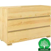 Komoda drevená  borovica 3s Skandica Vestre Prirodzené