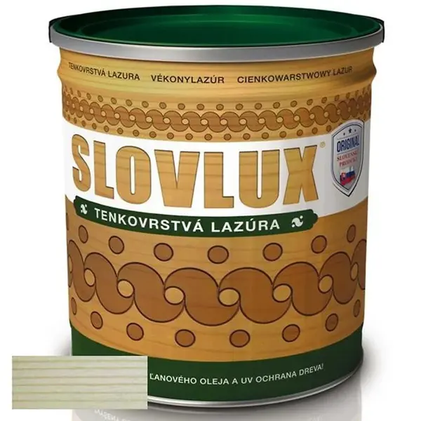 Slovlak Slovlux Tenkovrstvová lazúra Bezfarebná 2,5 l